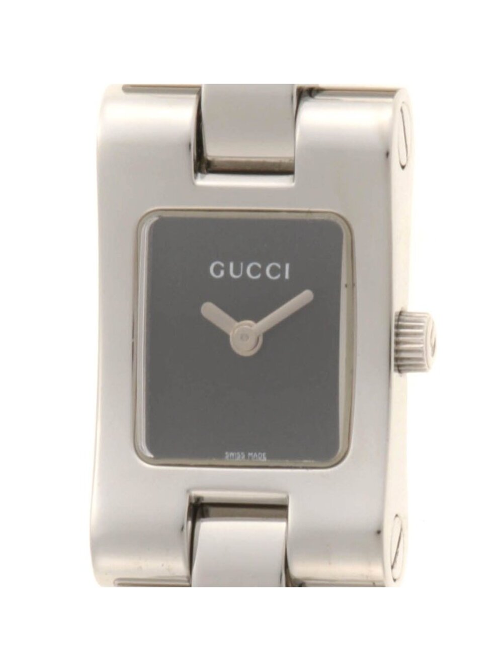 Gucci Watch Stainless Steel Black Dial Quartz